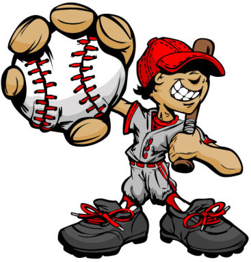 funny baseball cliparts