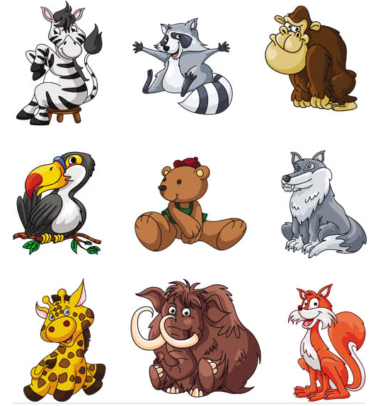 funny cartoon animals pictures