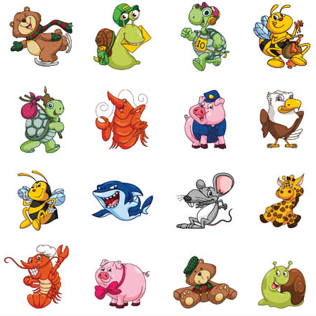 funny cartoon animals pictures