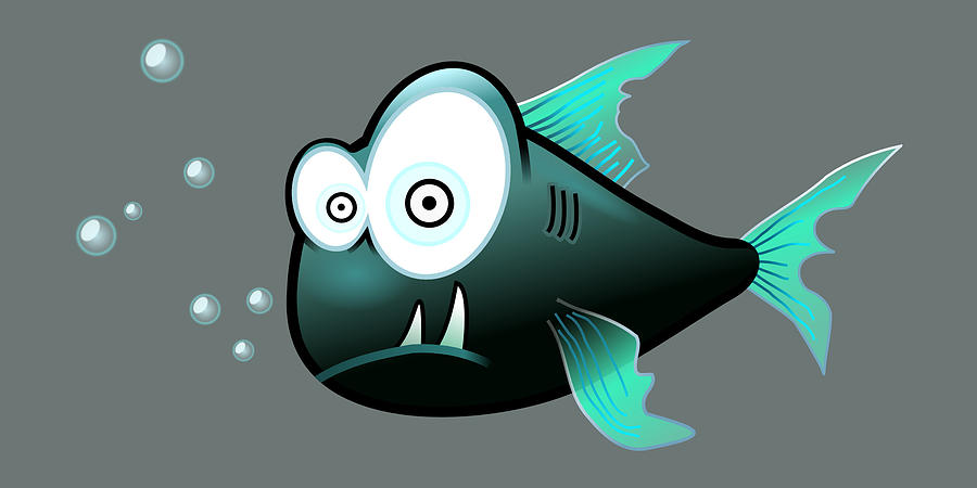 funny cartoon fish