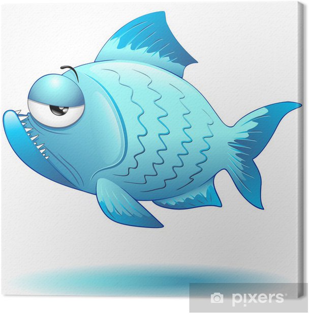 funny cartoon fish