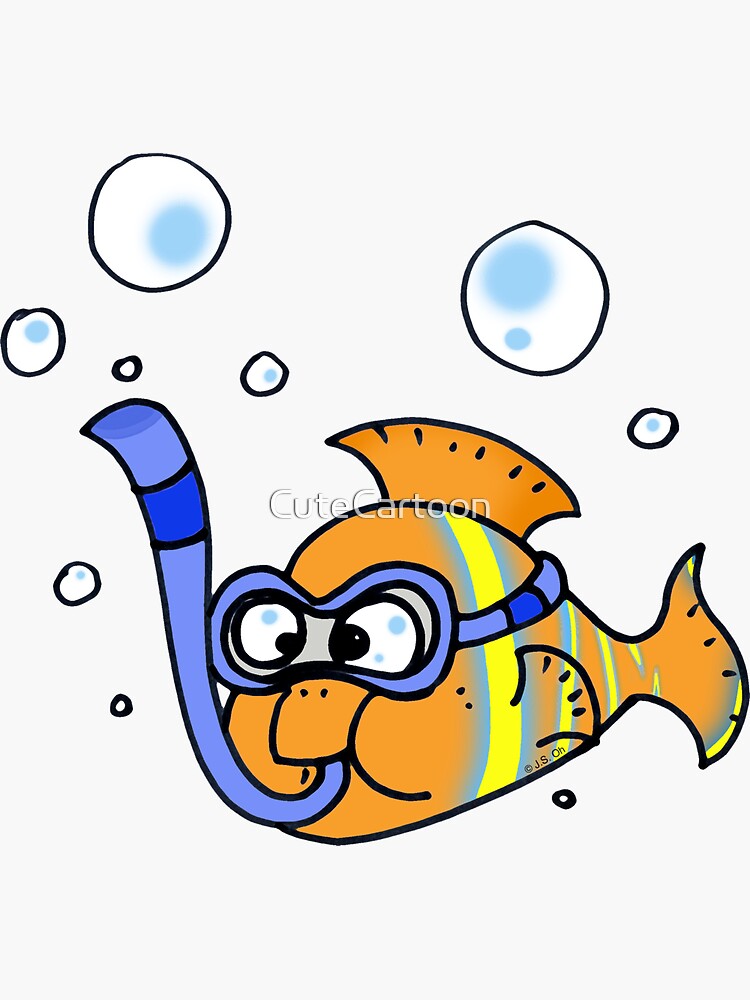 funny cartoon fish