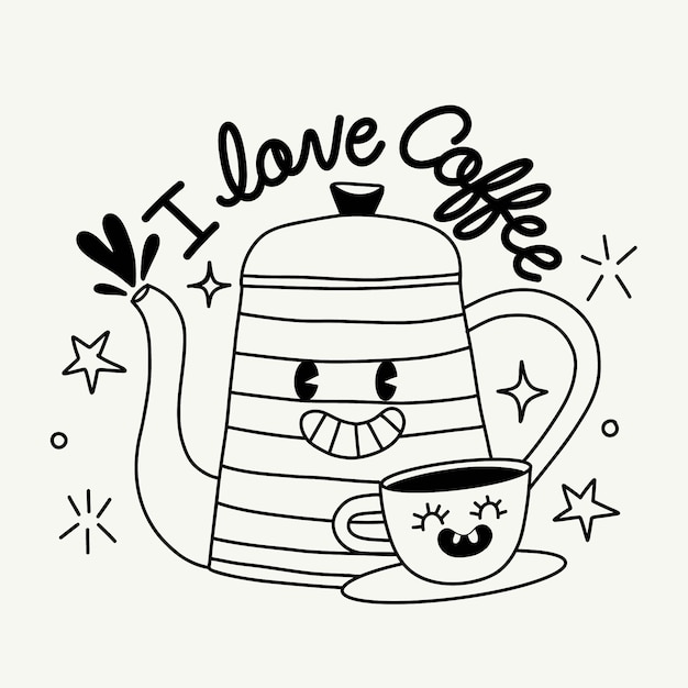 funny coffee cliparts