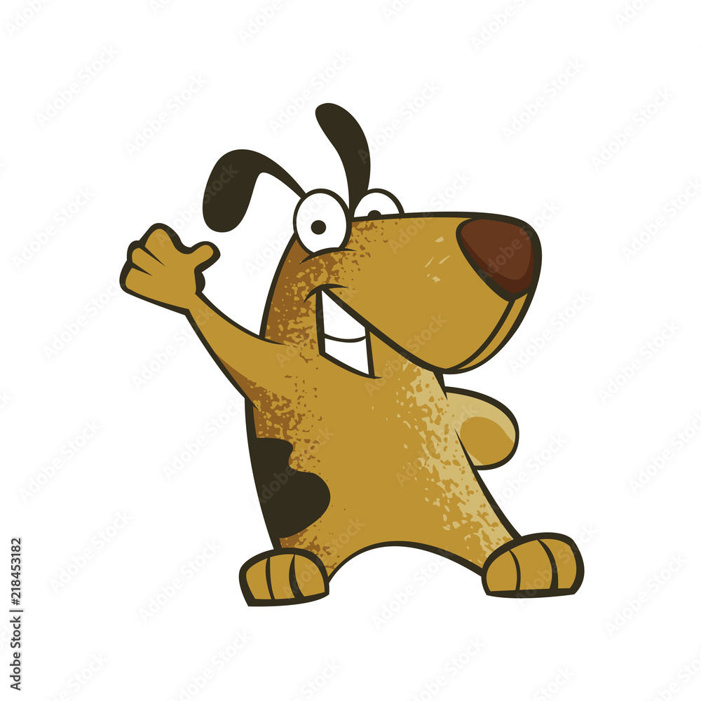 funny dog clipart