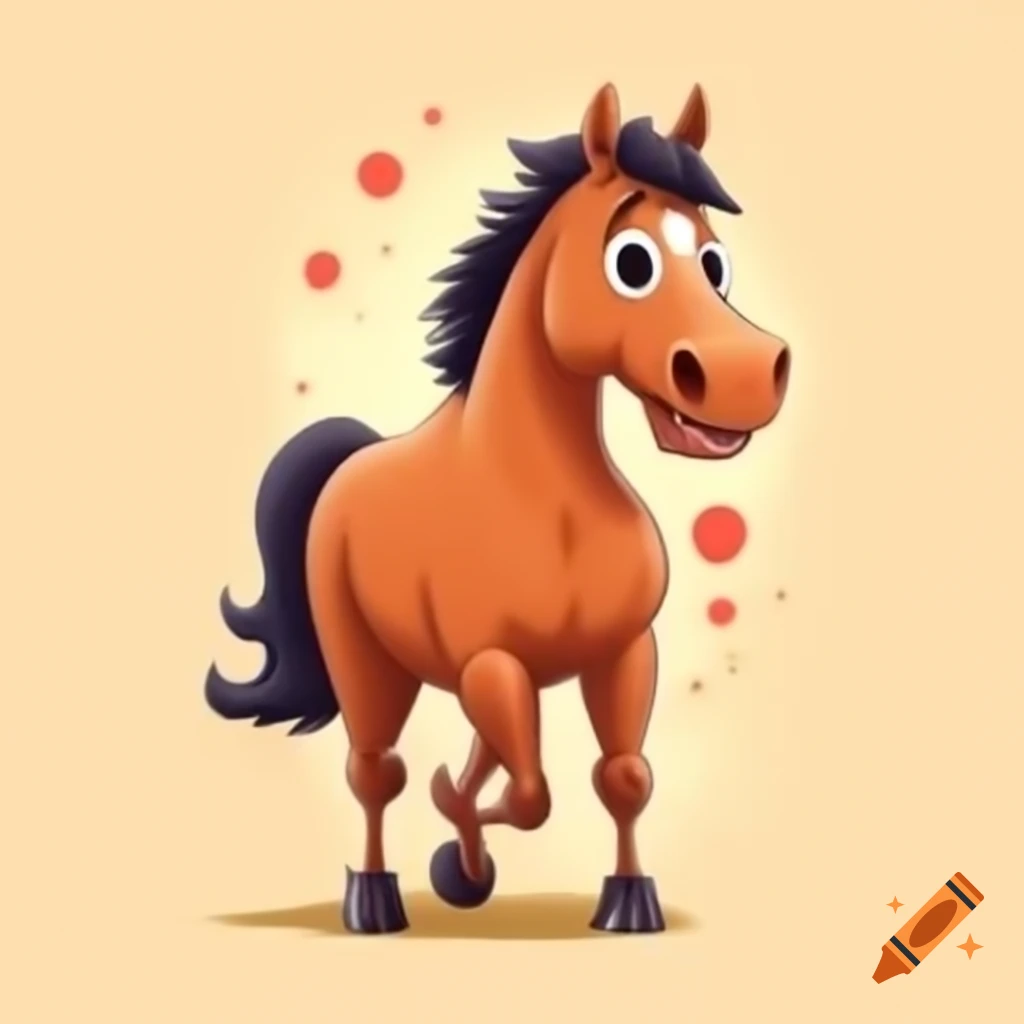 funny horse clipart 2024
