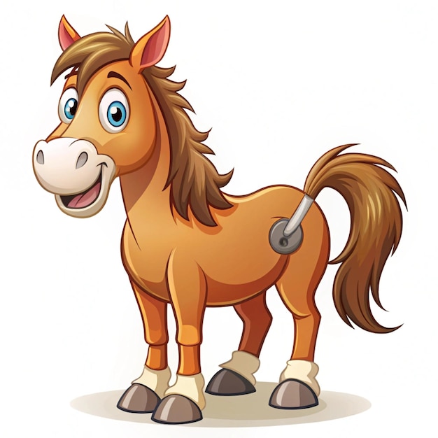 funny horse clipart