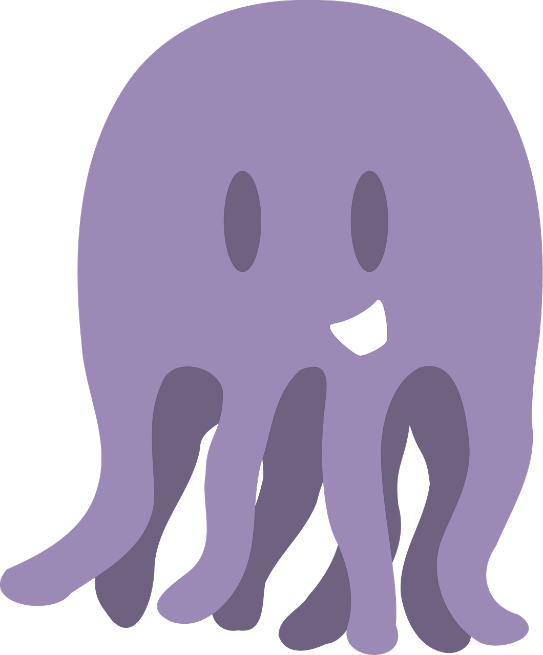 funny purple cliparts