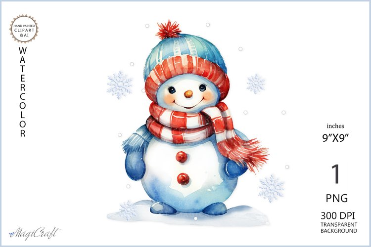 funny snowman clipart