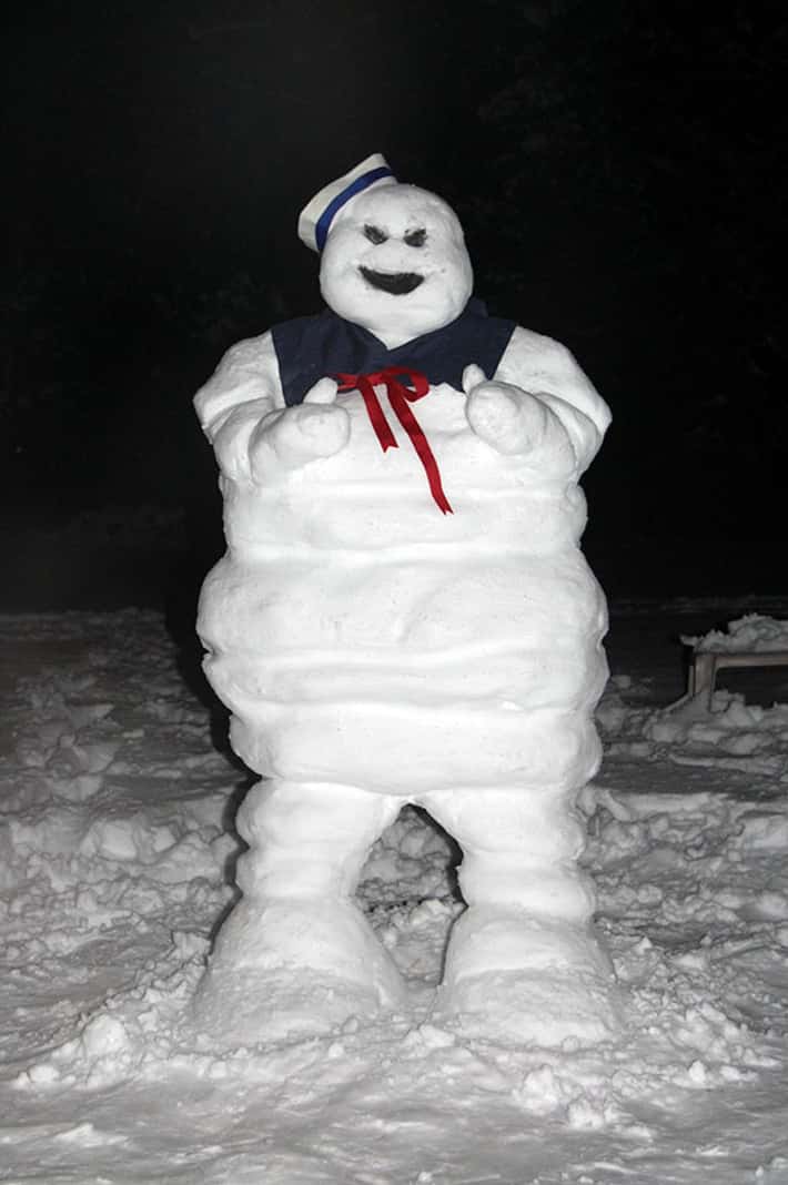funny snowman