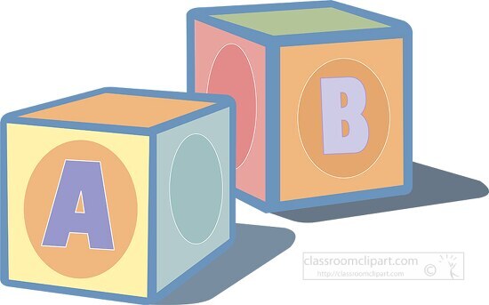 Alphabet Blocks-toy blocks ga clipart