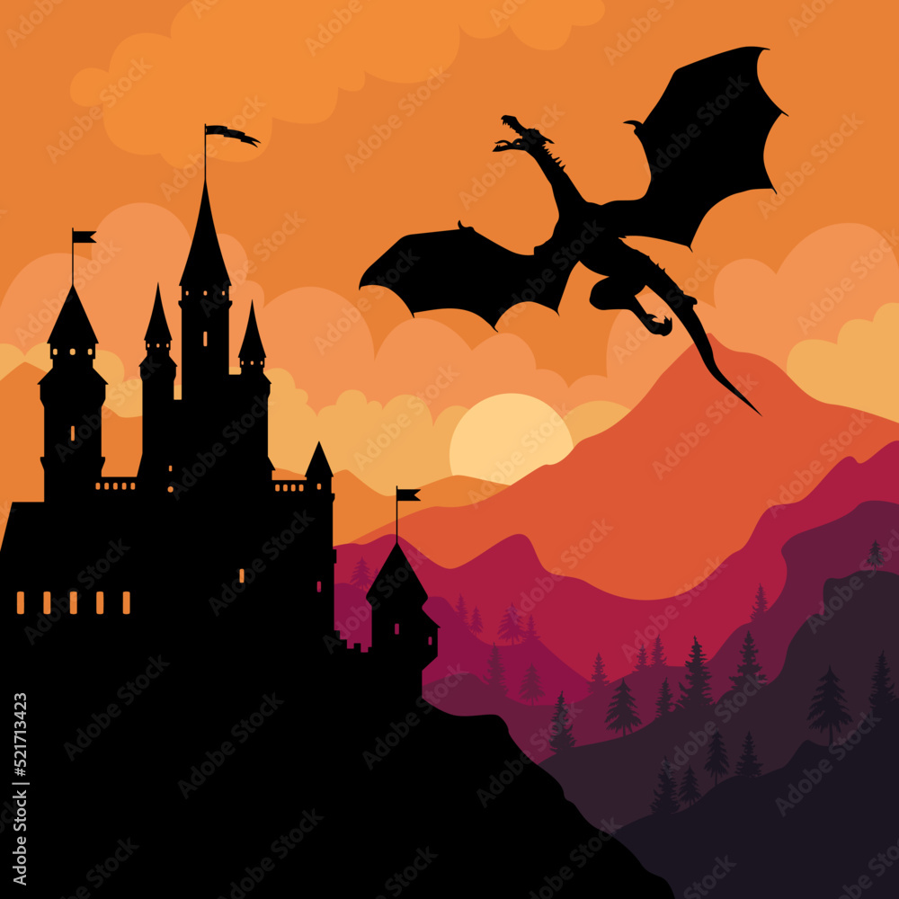 game of thrones dragon silhouette