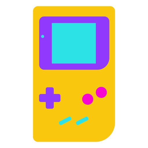 Gameboy Konsole Flach PNG- Und SVG-Design Für T-Shirts