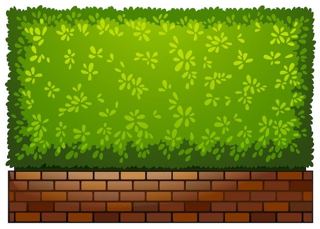 Garden Wall Background Vectors &amp; Illustrations for Free Download ...