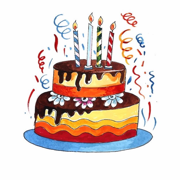 geburtstagstorte clipart