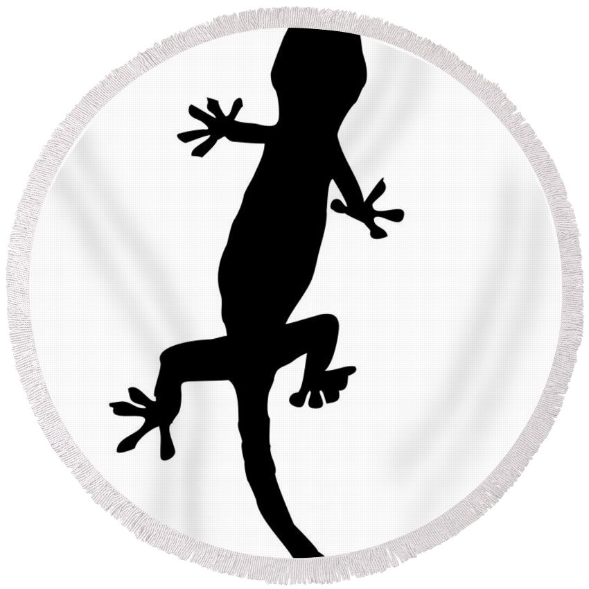 gecko silhouette cliparts