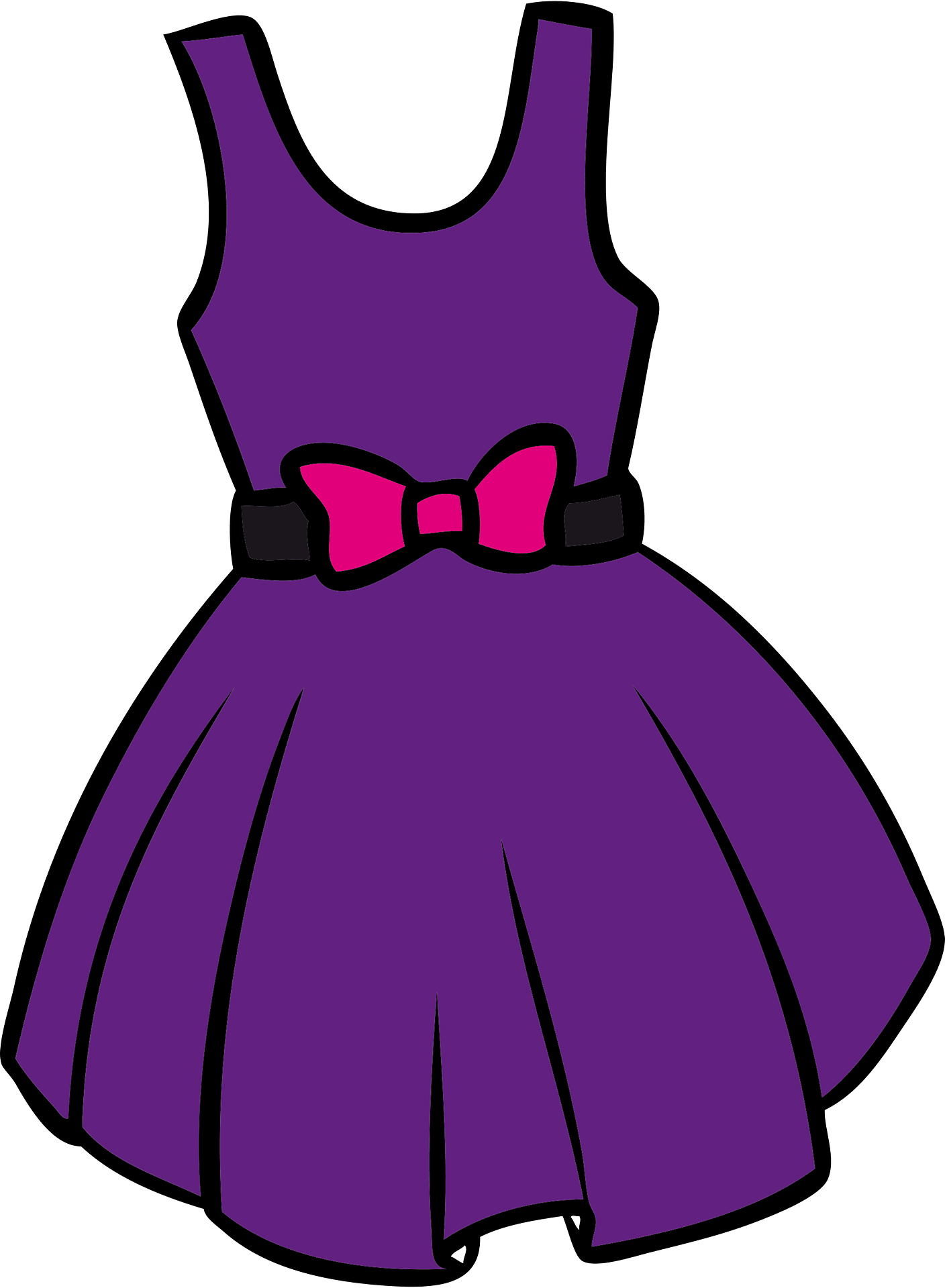 One piece dress - Free vector clipart images on clipart library.com