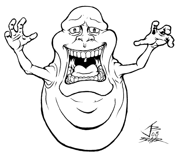 ghostbusters coloring pages