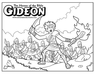 Gideon coloring page by ArtistXero on DeviantArt