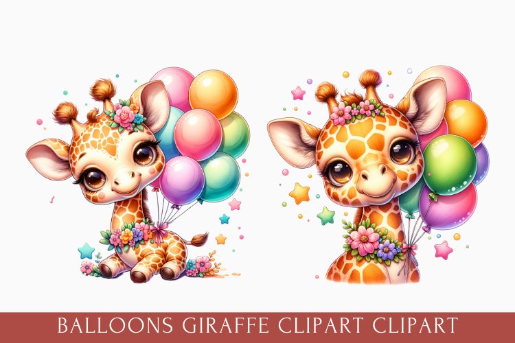 Giraffe clipart PNG design, Animal clipart PNG