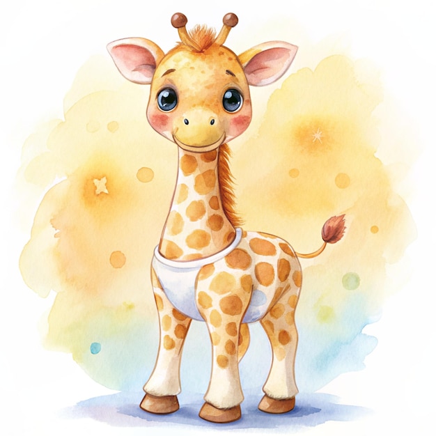 giraffe diaper cliparts