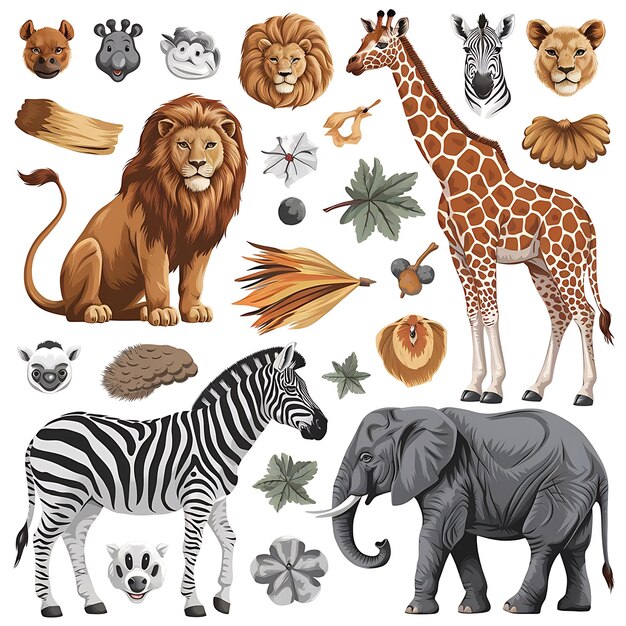 A picture of a giraffe and a giraffe | Premium AI-generated image