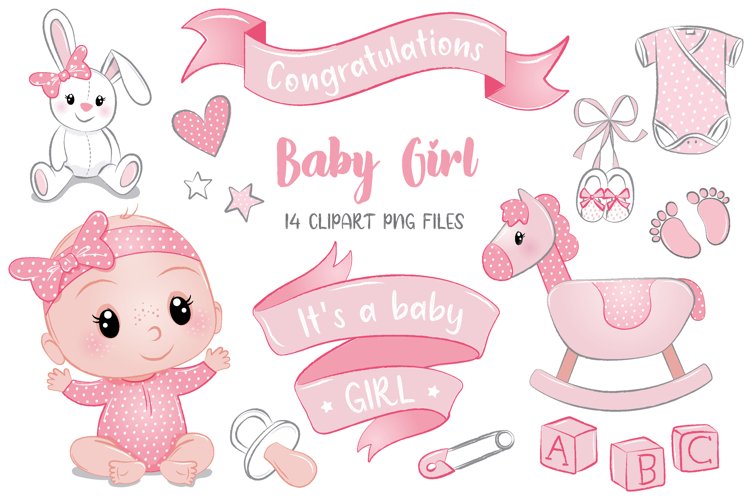 girl baby clipart