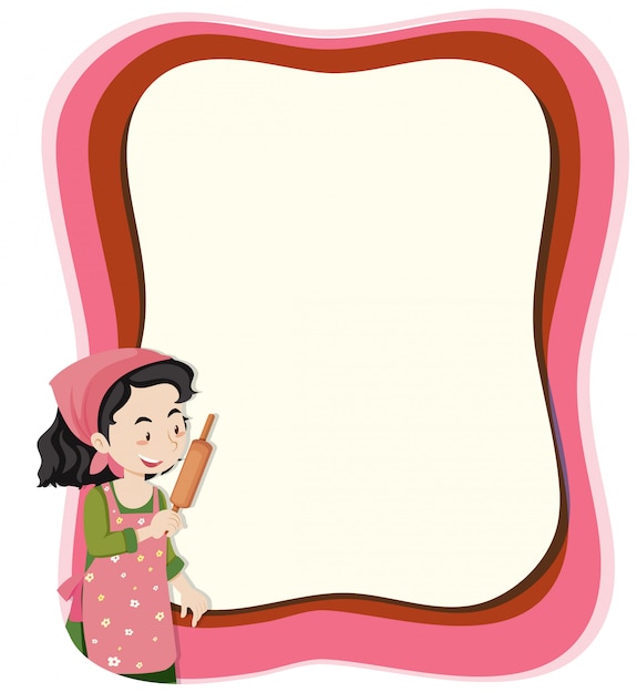 girl border cliparts