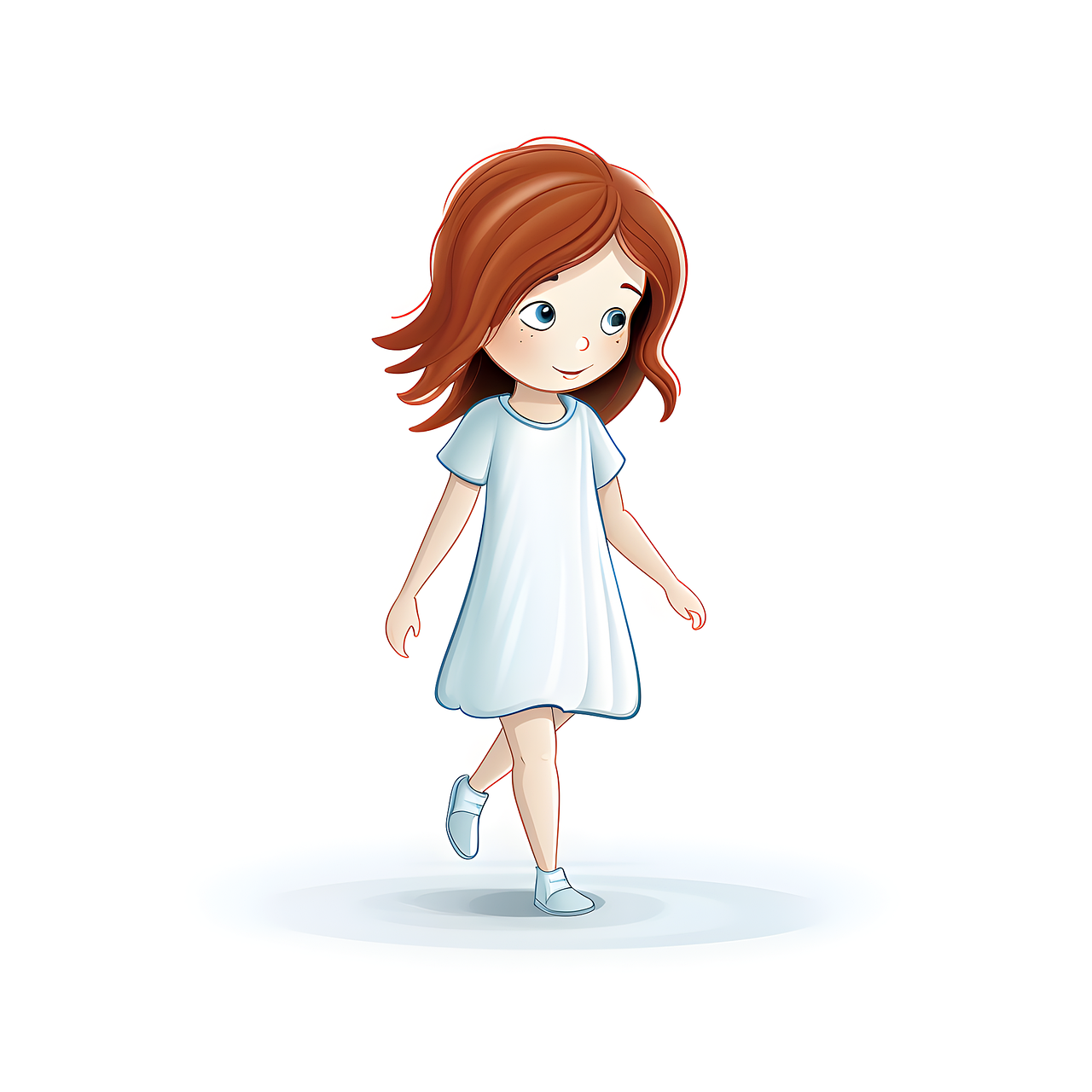 girl cartoon cliparts 2024