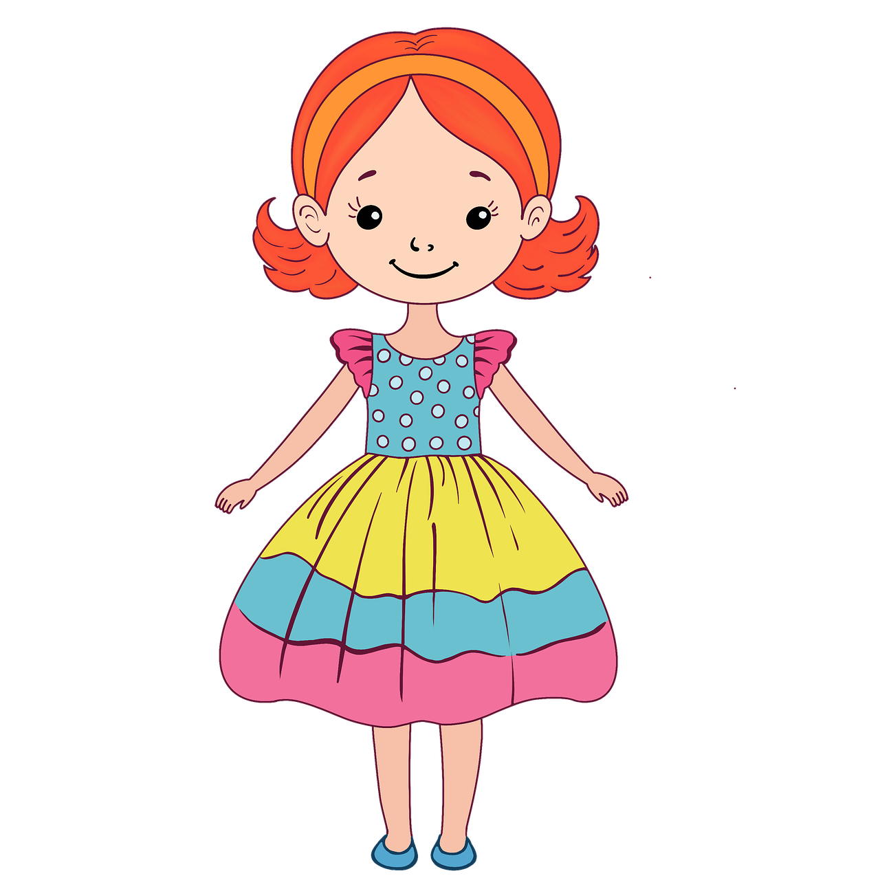 girl cartoon cliparts 2024