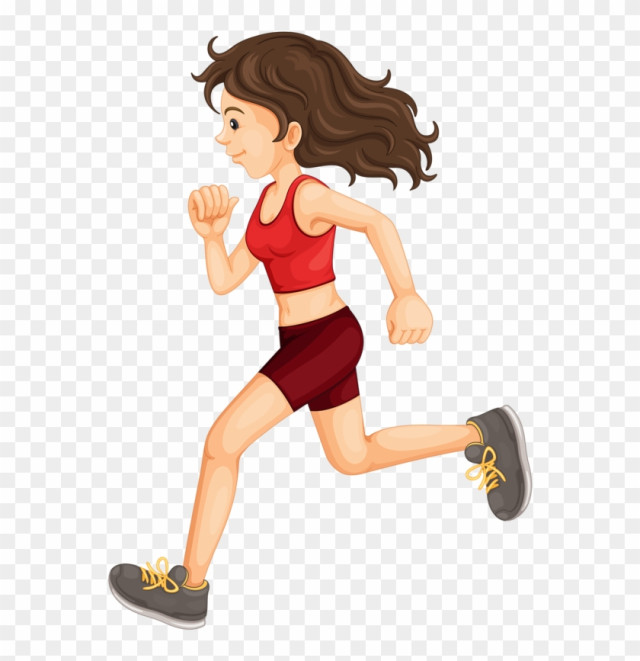 girl exercising cliparts