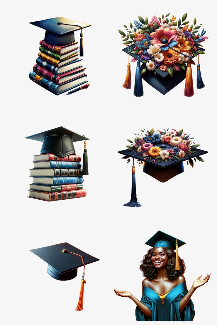 girl graduation cliparts