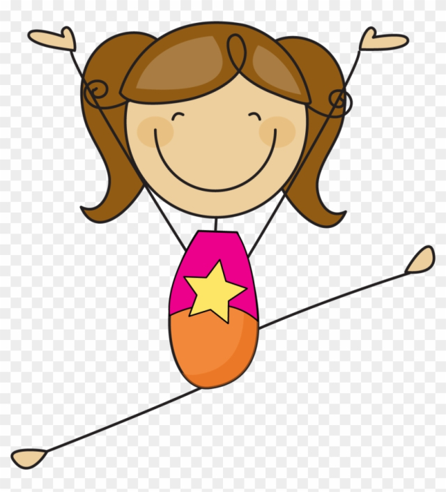 girl gymnastics cliparts