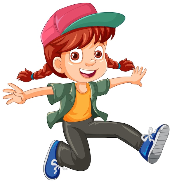 girl jump cliparts
