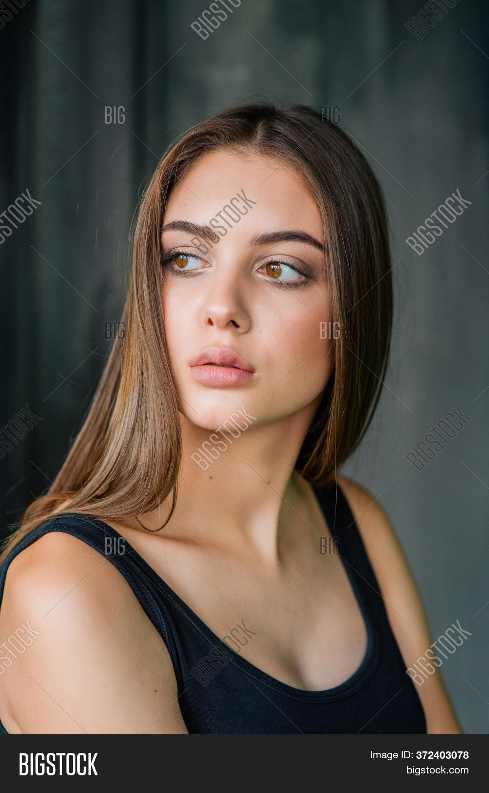 Beauty Portrait Pretty Image &amp; Photo (Free Trial) | Bigstock