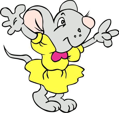 girl mouse clipart - Clip Art Library