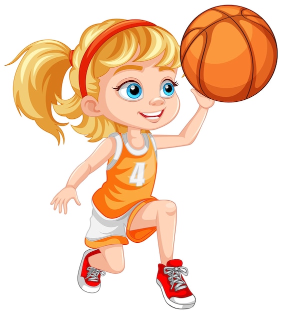 girls basketball cliparts