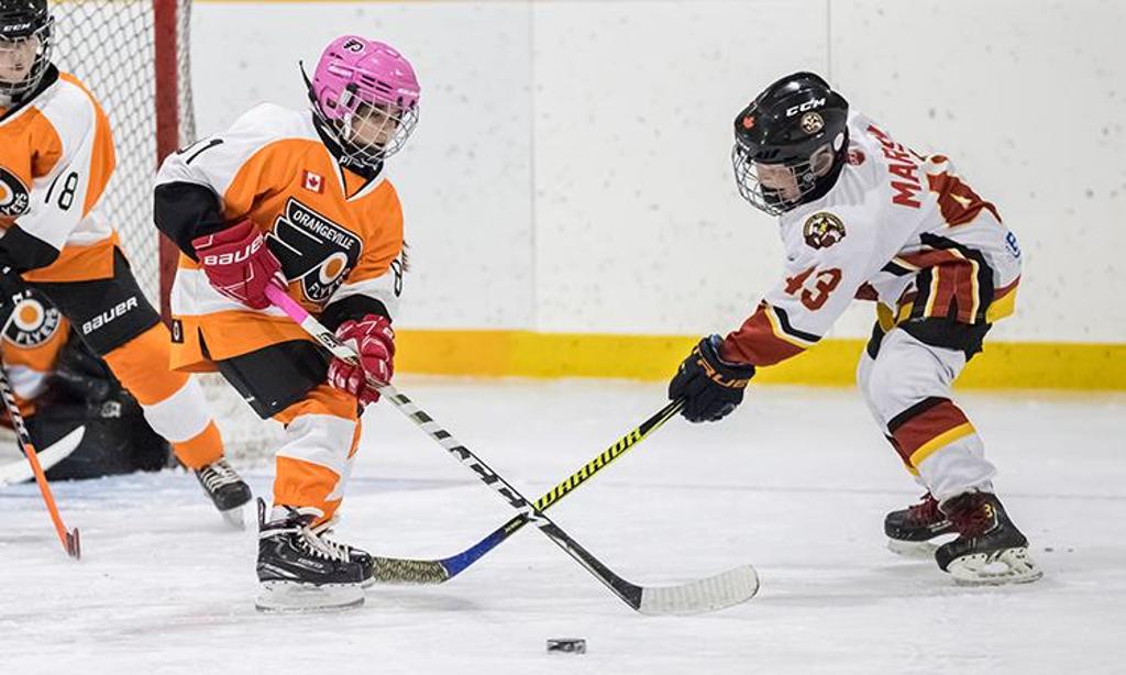 girls hockeys