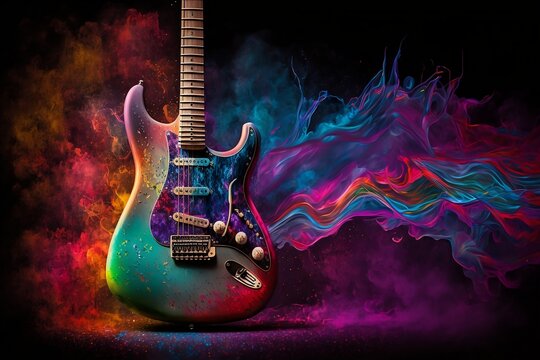 Colorful Guitar Images – Browse 89,151 Stock Photos, Vectors, and ...