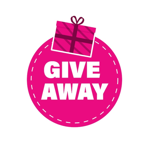 Premium Vector | Give away clipart for holiday or promotion Image ...