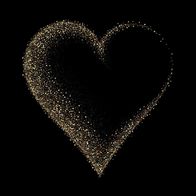 glitter heart cliparts 2024