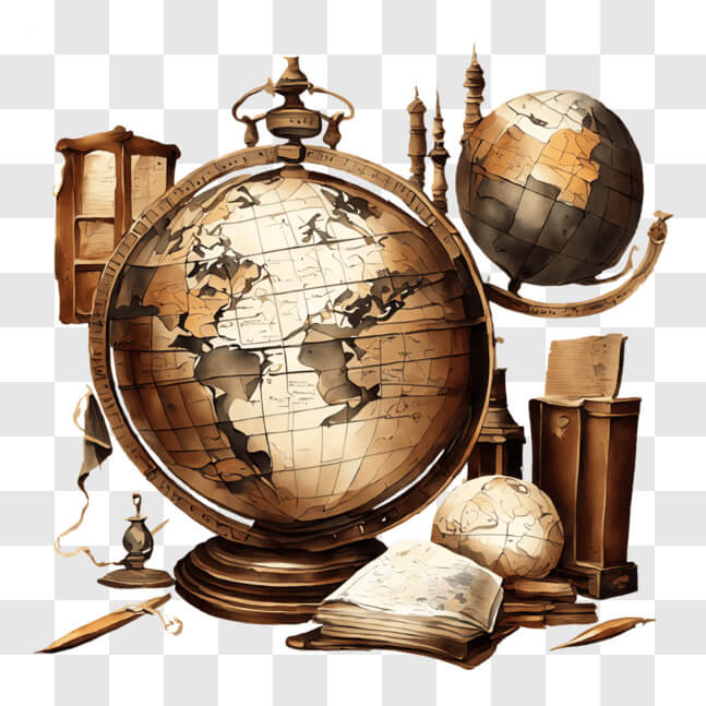 globe book cliparts 2024