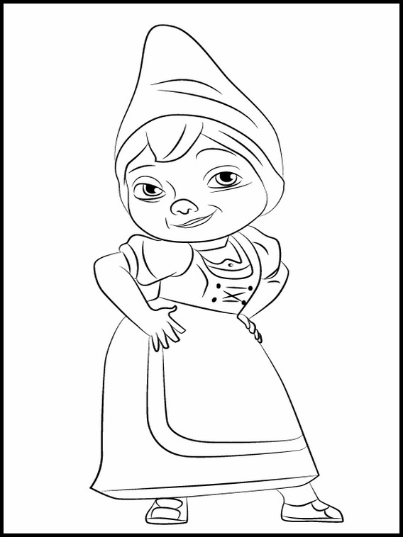 gnomeo and juliet coloring pages