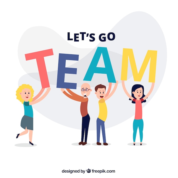 go team clipart