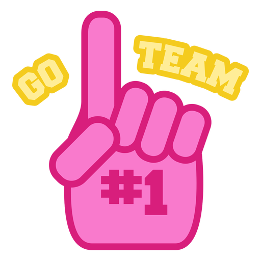 Go team PNG Designs für T-Shirt &amp; Merch