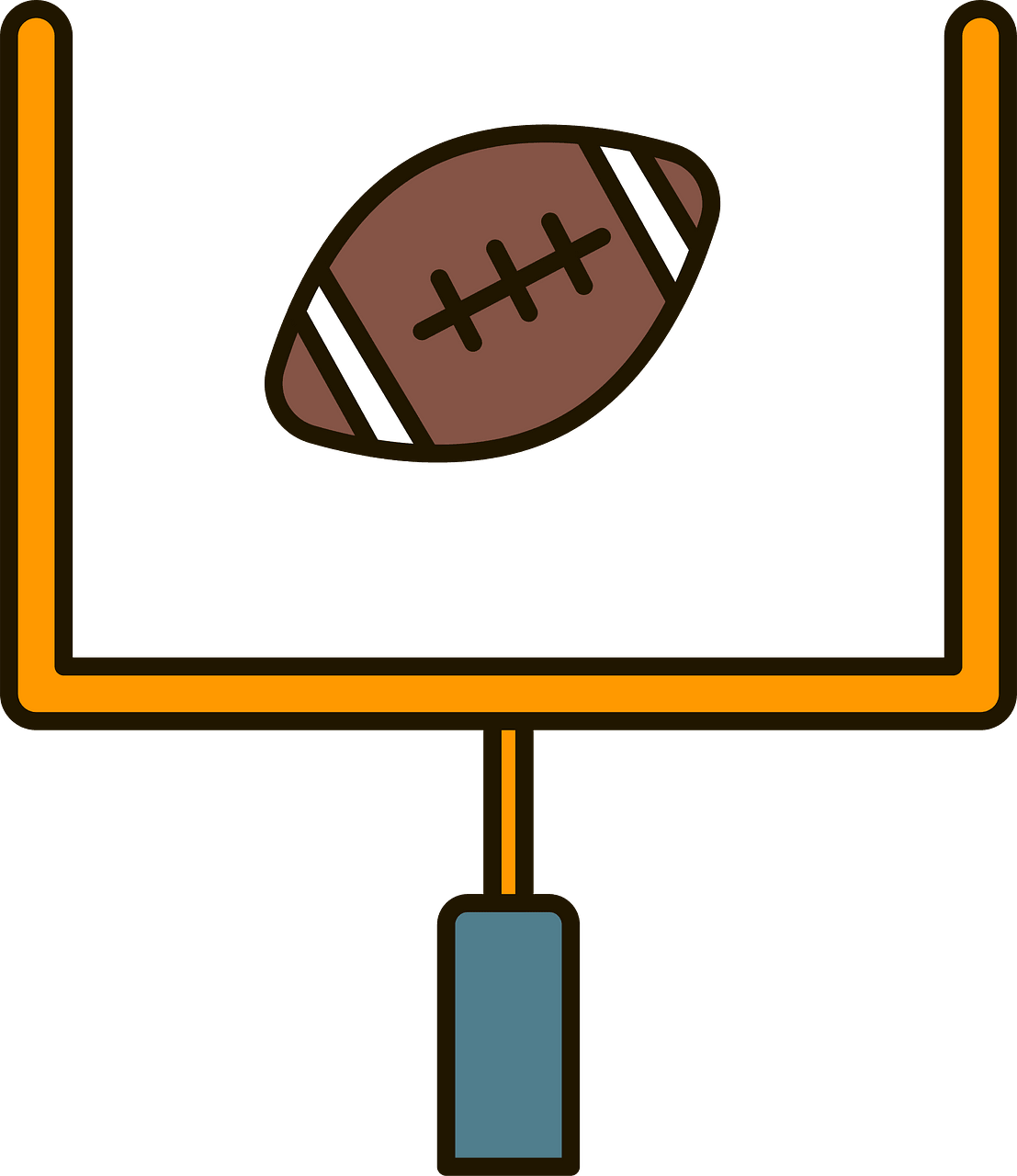 Goal post football - Free vector clipart images on clipart library.com