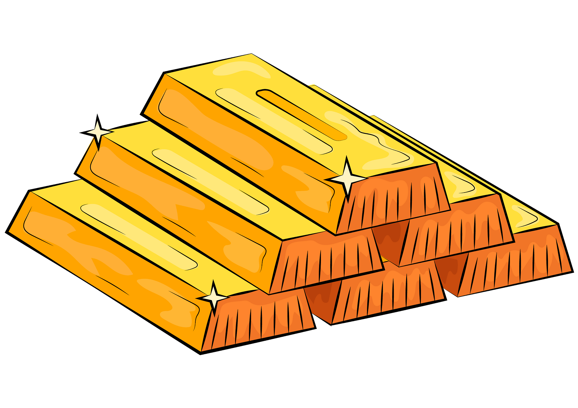 Goldbarren - Kostenlose Vektor-Clipart-Bilder auf clipart library.com
