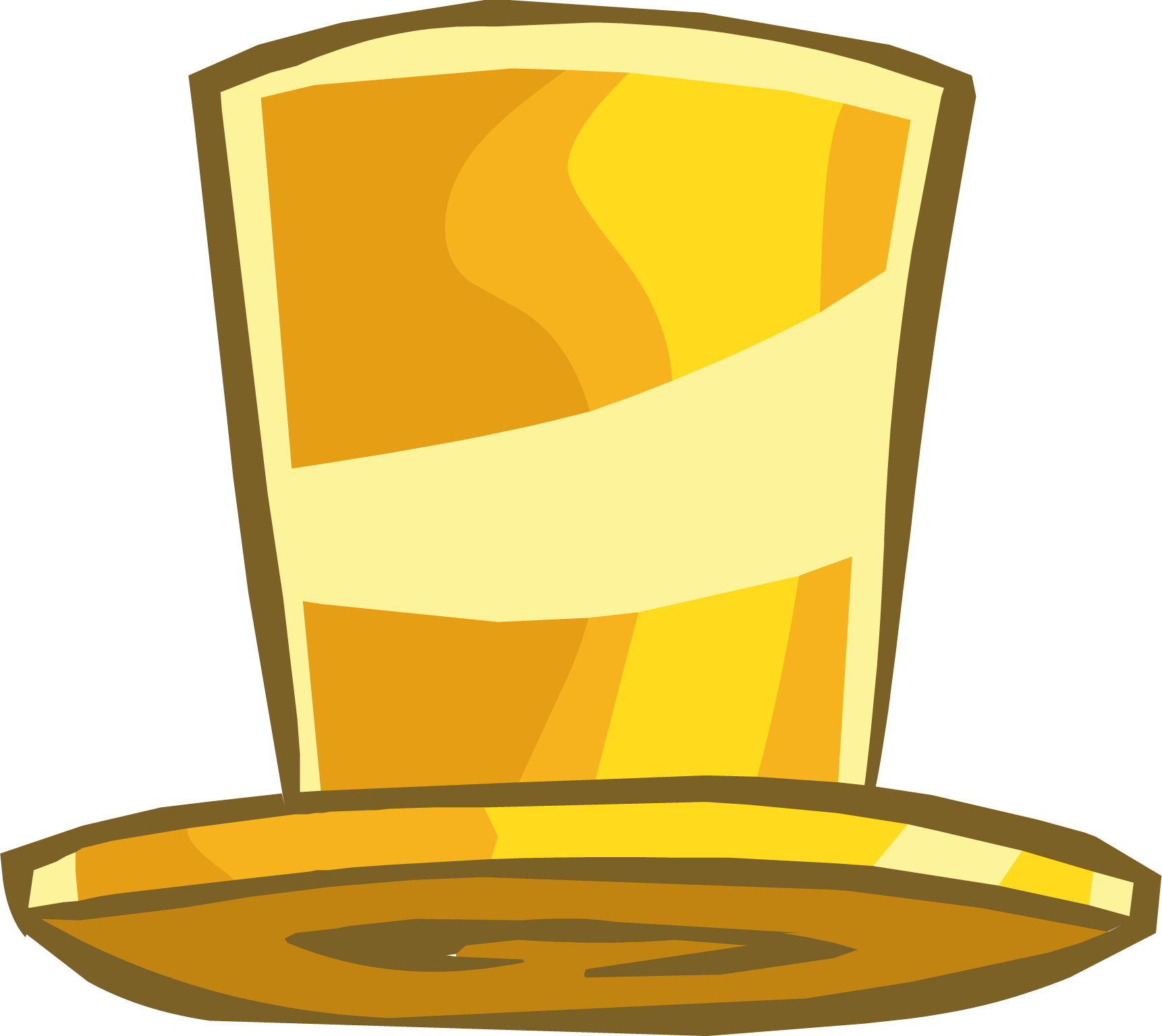 gold hats cliparts