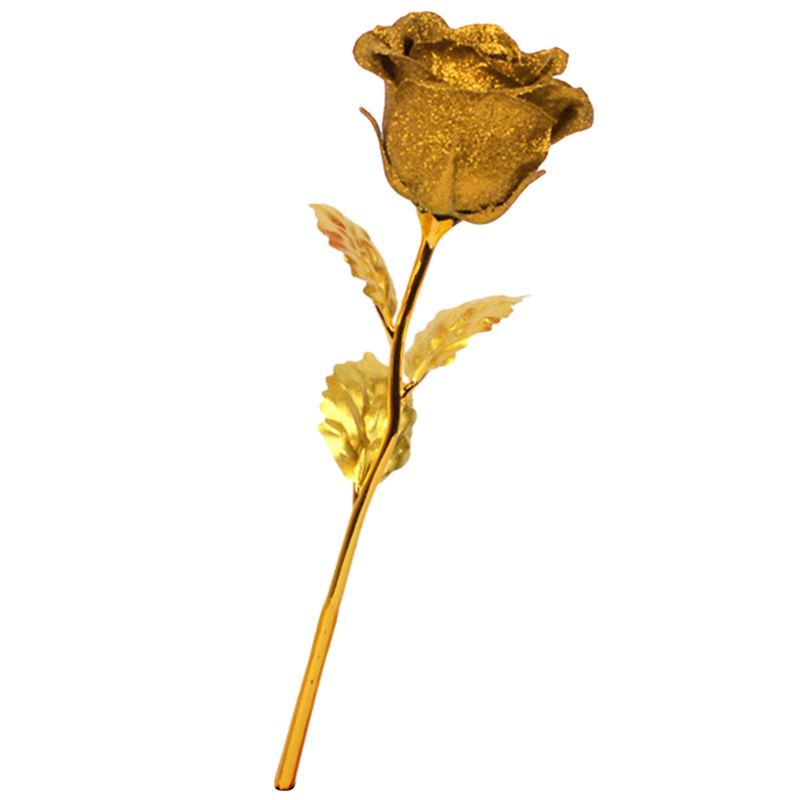 Gold Roses, 2.76/2.76/10.04 Inch Gold Dipped Rose, Realistic Flower Roses,  Beautiful Gold Rose, Eternal Gold Rose for Indoor, Outdoor, Home, Party, ...