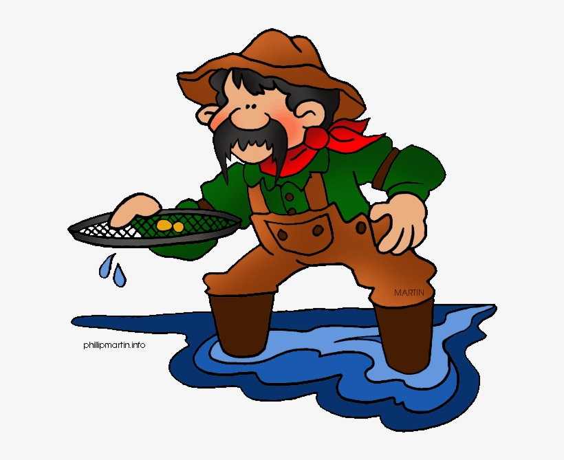 Compare &amp; Contrast - California Gold Rush Clipart - Free ...