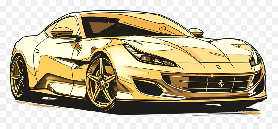 golden car cliparts